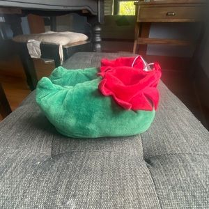 Christmas in July, elf slippers